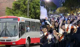 Copa Libertadores: corredor rojo y Metropolitano llevarán a hinchas al Monumental