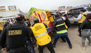 El Agustino: mototaxistas informales y fiscalizadores desataron violento enfrentamiento