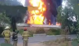 México: se registró incendio en oleoducto de Pemex en el estado de Hidalgo
