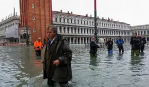 Cambio climático: Venecia en su momento más critico por inundaciones