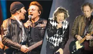 Los Rolling Stones y U2 son las bandas que más recaudaron en vivo en la última década