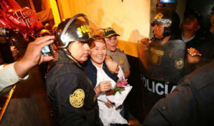 Así salió en libertad Keiko Fujimori del Penal Anexo de Mujeres de Chorrillos