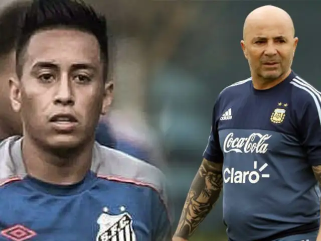 Sampaoli sobre Christian Cueva: “No conseguimos comprometerlo con el Santos”