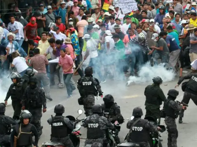 Bolivia: casi 200 detenidos en las protestas contra reelección de Evo Morales