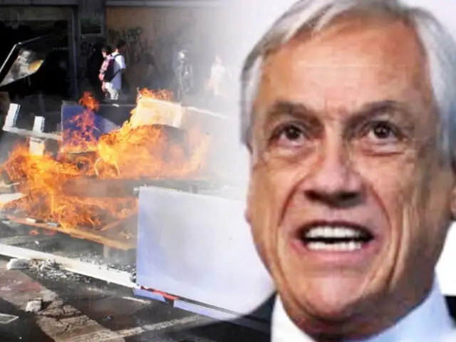 Piñera: Gobiernos extranjeros estarían tras disturbios en Chile