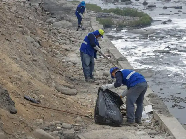 Río Rímac: recogen cerca de tres toneladas de basura en la ladera