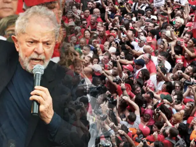 Lula ataca a Bolsonaro durante mitin un día después de salir de prisión