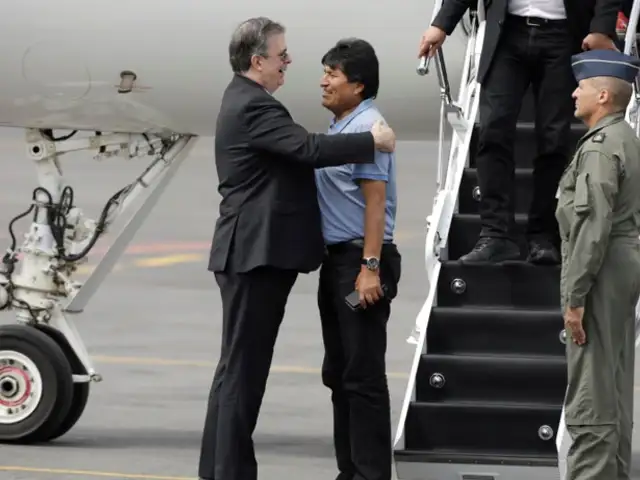 Evo Morales llegó a México tras obtener asilo político: “Me salvaron la vida”