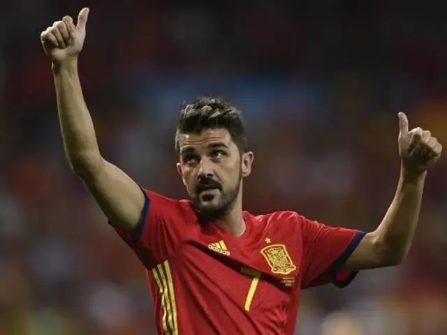 David Villa, campeón mundial con España, se retira del fútbol