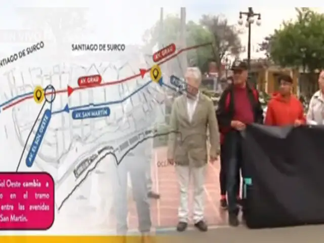 Barranco: vecinos en contra de cambio de sentido en avenidas Miguel Grau y San Martín