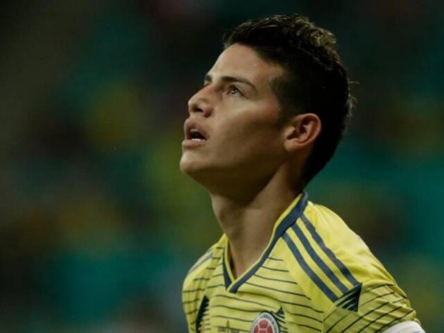 OFICIAL: James Rodriguez no jugará ante Perú