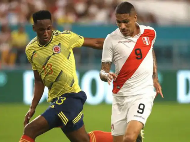 Perú cayó 1 a 0 con Colombia en su último partido del año