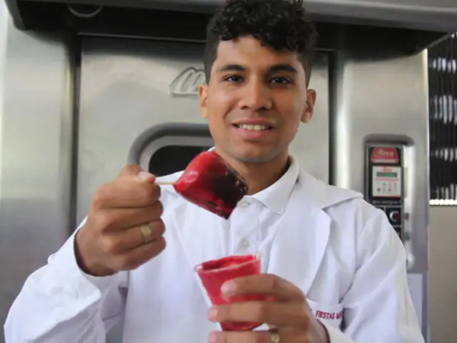 Áncash: joven universitario creó helado para combatir la anemia