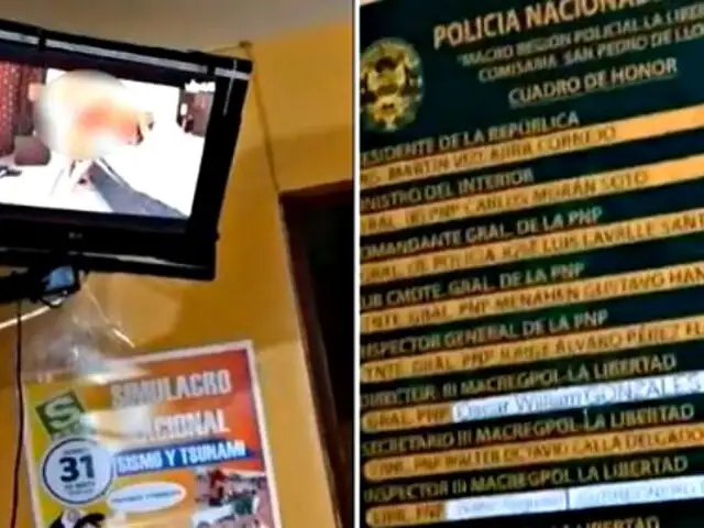 Pacasmayo: policías fueron captados viendo pornografía dentro de comisaría
