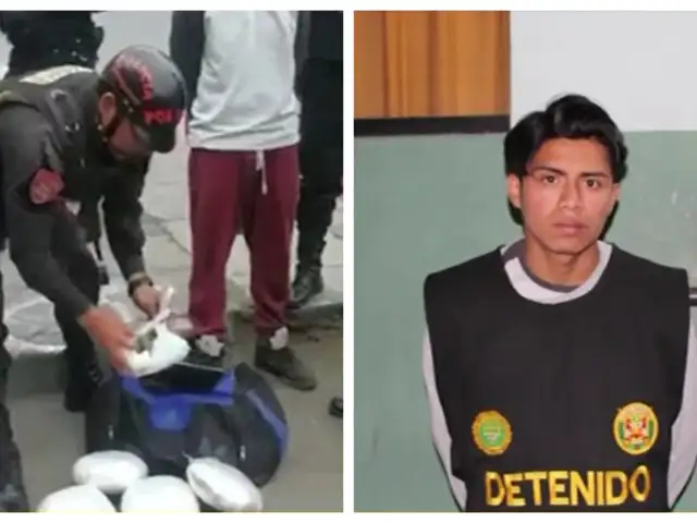 La Victoria: sujeto trasportaba más de 4 kilos de droga en maletín deportivo