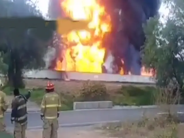 México: se registró incendio en oleoducto de Pemex en el estado de Hidalgo