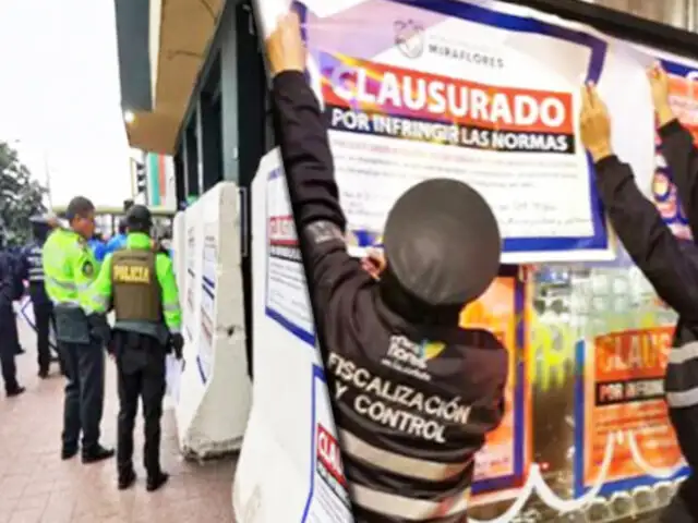 Miraflores: clausuran “La Emolientería” por desacato a diferentes multas municipales