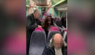 Reino Unido: mujer agredió sexualmente a dos hombres en tren