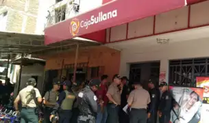 Piura: policías vestidos de civil frustran asalto a conocida agencia bancaria