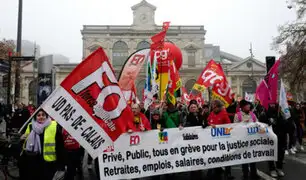Francia: continúa huelga general contra reforma de pensiones