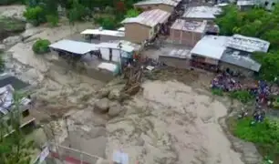 Piura: catorce viviendas dañadas tras desborde de quebrada en Huancabamba