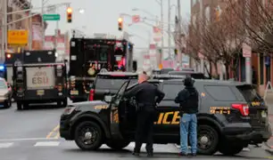 EEUU: tiroteo deja a dos efectivos heridos en Jersey City