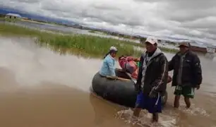 Ministra Cáceres supervisa acciones contra temporada de lluvias en Puno