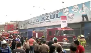 Incendio en el Centro de Lima: fuego se habría iniciado por trabajos de soldadura