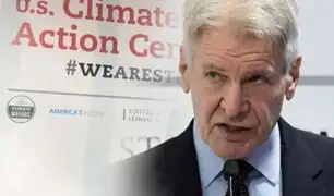 Harrison Ford critica a Trump su "falta de valentía" climática