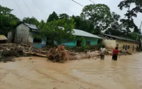 San Martín: lluvias torrenciales dejan cientos de damnificados en Uchiza
