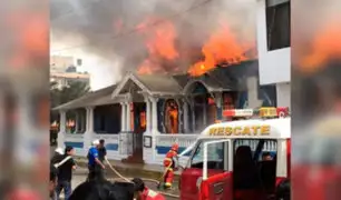 Lambayeque: incendio destruye histórica casona de Pimentel