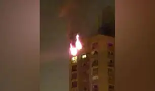 San Borja: incendio en edificio se habría producido por una vela encendida