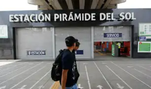 SJL: reabrió estación Pirámide del Sol del Metro de Lima