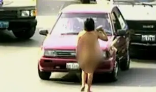 Magdalena: mujer desnuda amenaza a conductores para exigirles dinero