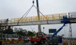 Vía de Evitamiento: puente Las Palmeras fue reabierto tras refacción