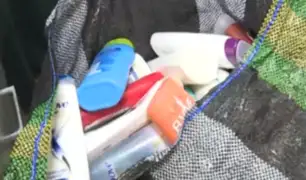 ‘Las trafas’ recogían envases de shampoo para falsificar productos
