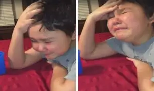 Niño conmueve las redes con su reacción tras vencer el cáncer