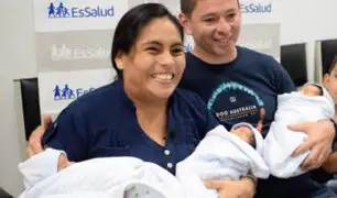Hospital Almenara: nacieron trillizos a vísperas de la Navidad