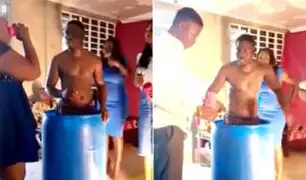 ¿Agua bendita? pastor hace beber a fieles agua con la que se bañó [VIDEO]