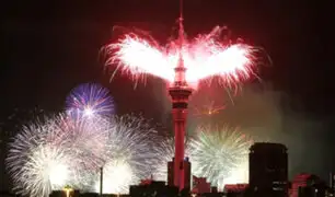 Nueva Zelanda recibe con fuegos artificiales el Año Nuevo 2020
