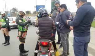 Taxi en moto en Surco: internarán en depósito vehículos de conductores infractores