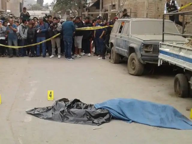El Agustino: mujer es asesinada de un disparo en la cabeza a la altura del puente Huánuco