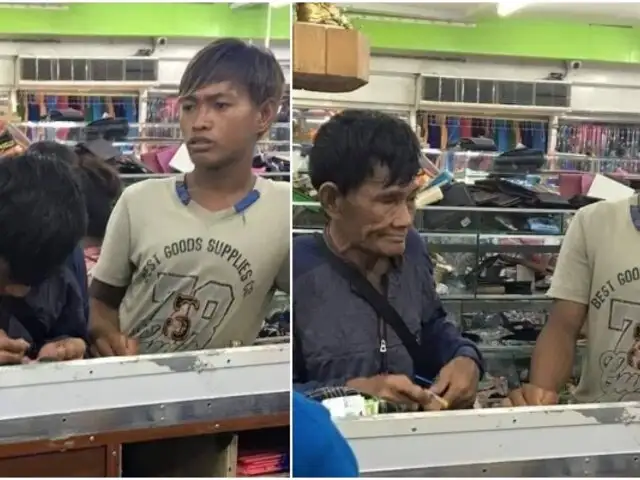 Ahorró monedas por varios años para comprarle un par de zapatos a su hijo
