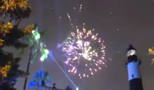 Costa Verde: Año Nuevo fue recibido con fuegos artificiales