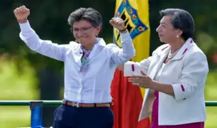 Claudia López asumió como primera alcaldesa de Bogotá