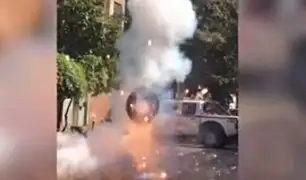 Trujillo: policía detona granada de guerra dejada en casa de empresario