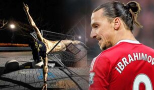 Suecia: estatua de Zlatan Ibrahimovic fue derribada por vándalos