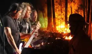 Metallica dona 750 mil dólares para combatir incendios en Australia