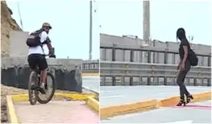 Antigua Panamericana Sur: fallos en ciclovías ponen en peligro la seguridad de peatones y ciclistas