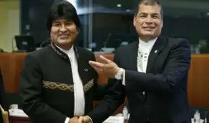 Rafael Correa envía mensaje a Evo Morales: "Ánimo, resistiremos y venceremos"